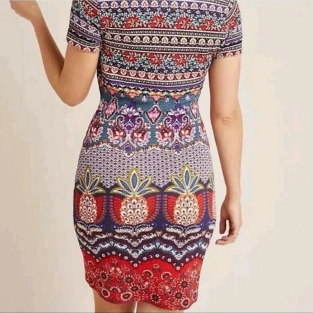 Farm Rio for Anthropologie Georgina Midi Dress Size S - Picture 3 of 14
